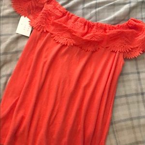 Off the shoulder top